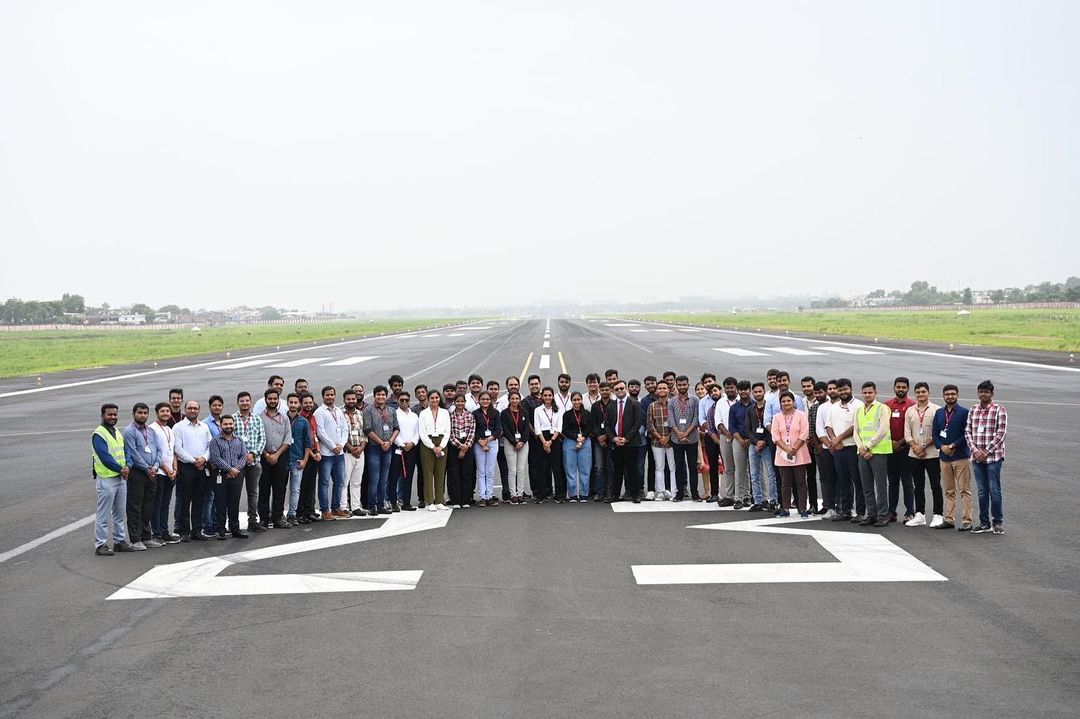 FMS Students Visited SVP International Airport, Ahmedabad
