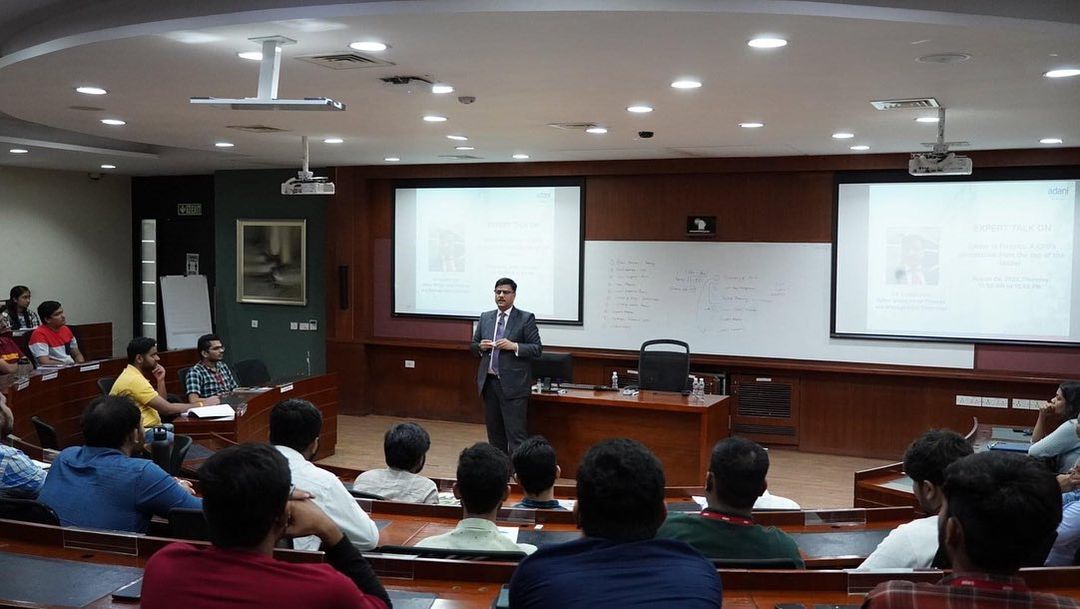 Guest Lecture by Mr. Suresh Jain, Group Finance & Management Controller, Adani Group 2
