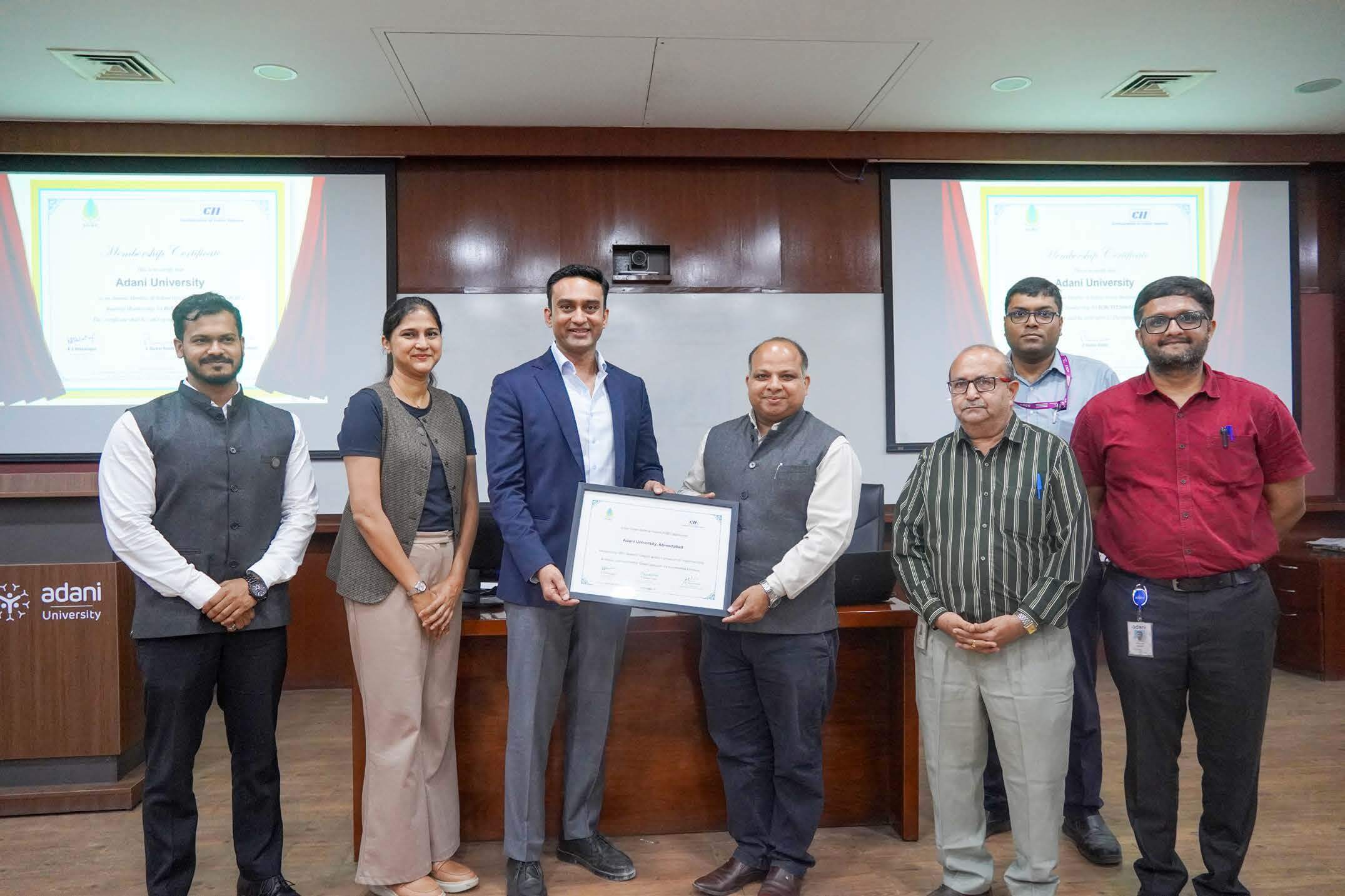 Adani University Launches CII-IGBC Student Chapter